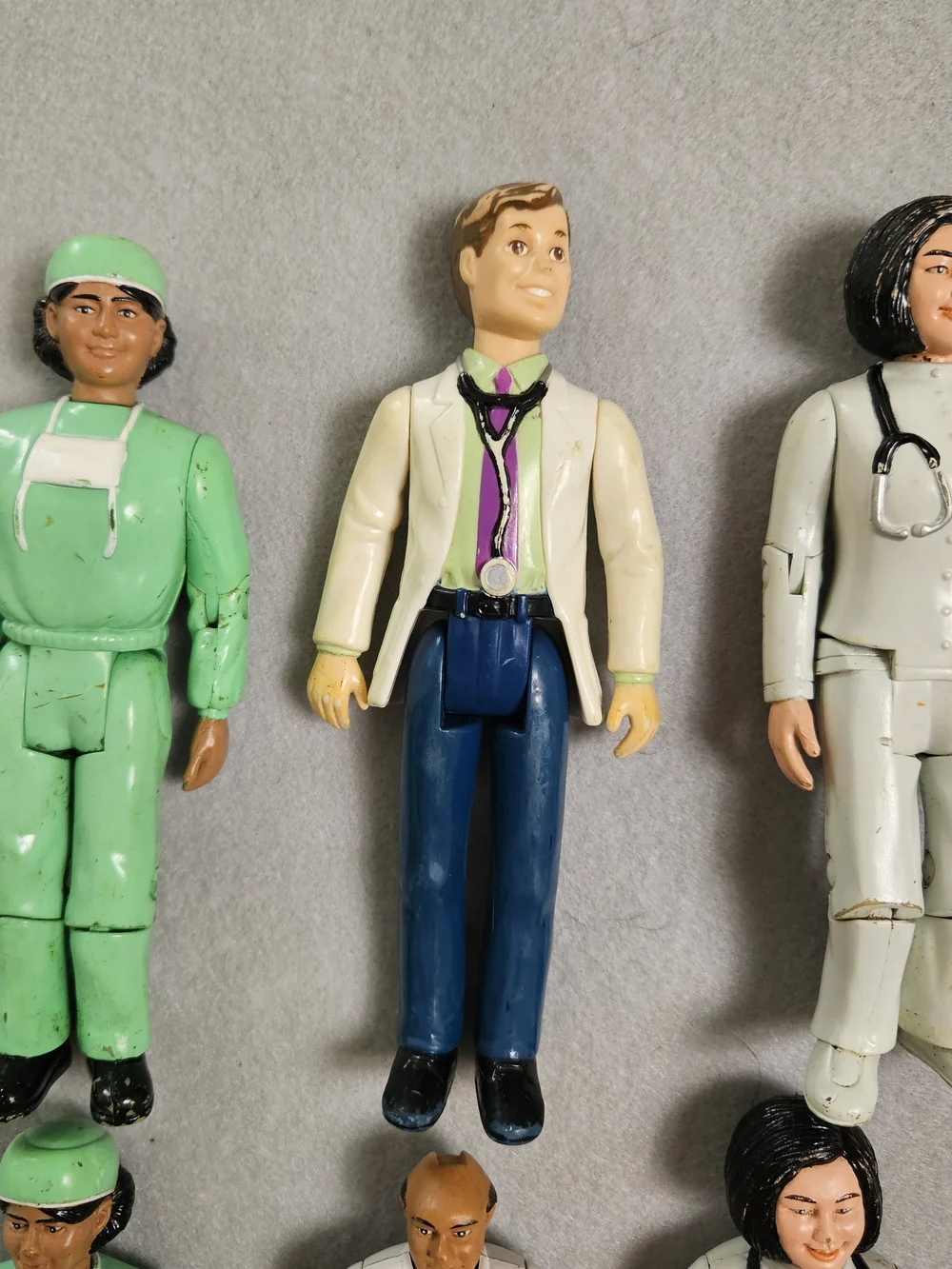 Vintage Childcraft Community Helpers Action Figures Lot of 9 Careers